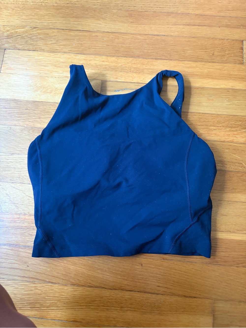 lululemon athletica Deep Navy High-Neck Crop Tank